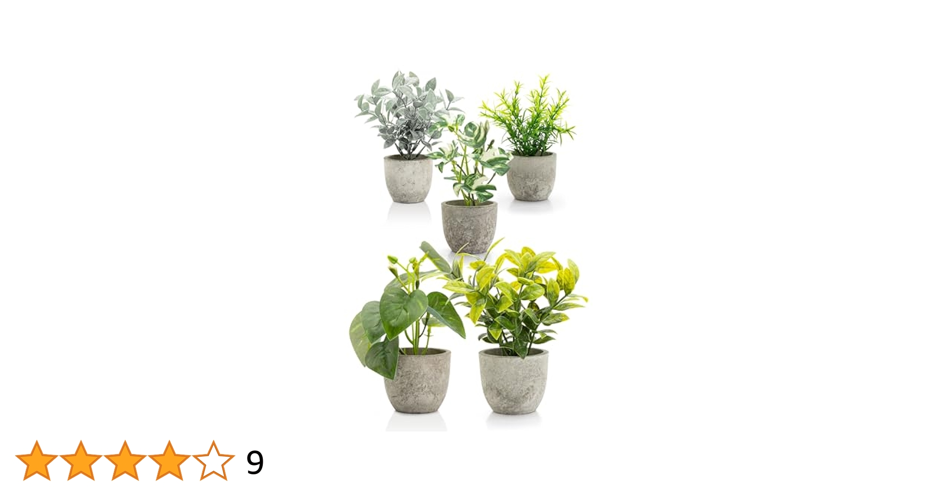 ミッフィー フェイクグリーン 5個セット Amazon｜October1st フェイクグリーン 観葉植物 人工 5点セット